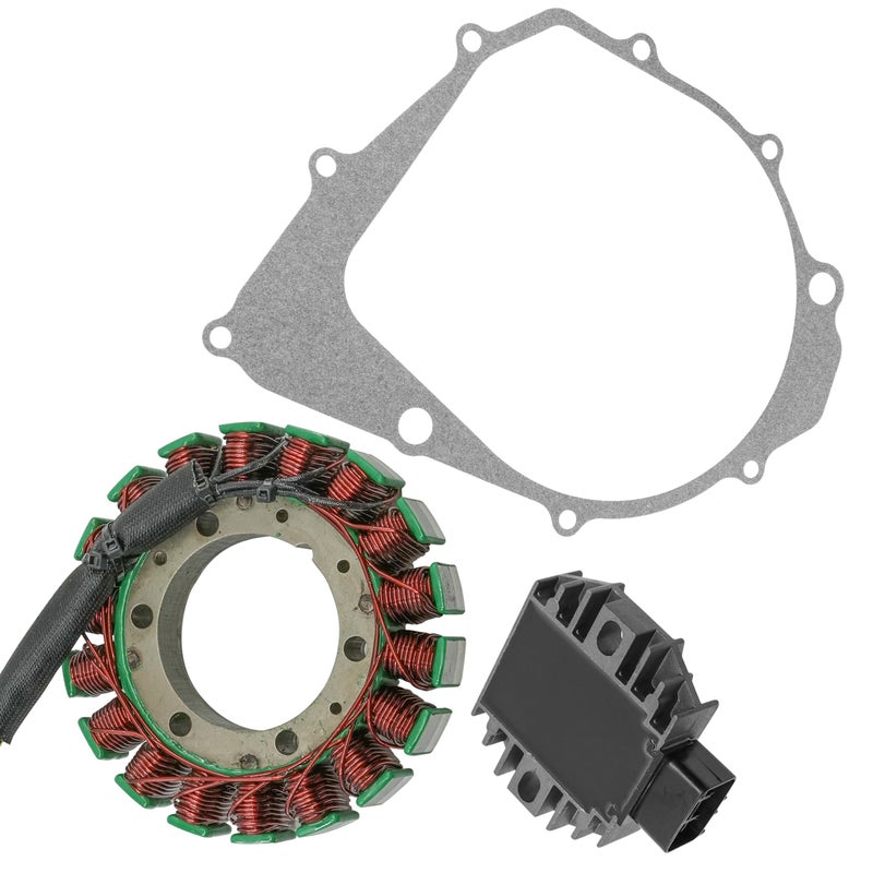 Caltric Stator & Regulator Rectifier W/Gasket Compatible With Yamaha Raptor 350 Yfm350R 2004-2013 - Image 5